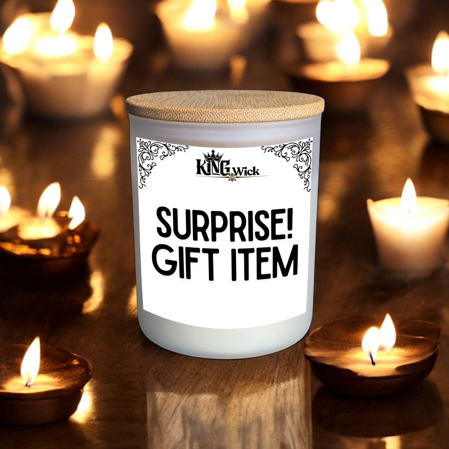 "Happy Birthday Hunk" Scented Candle