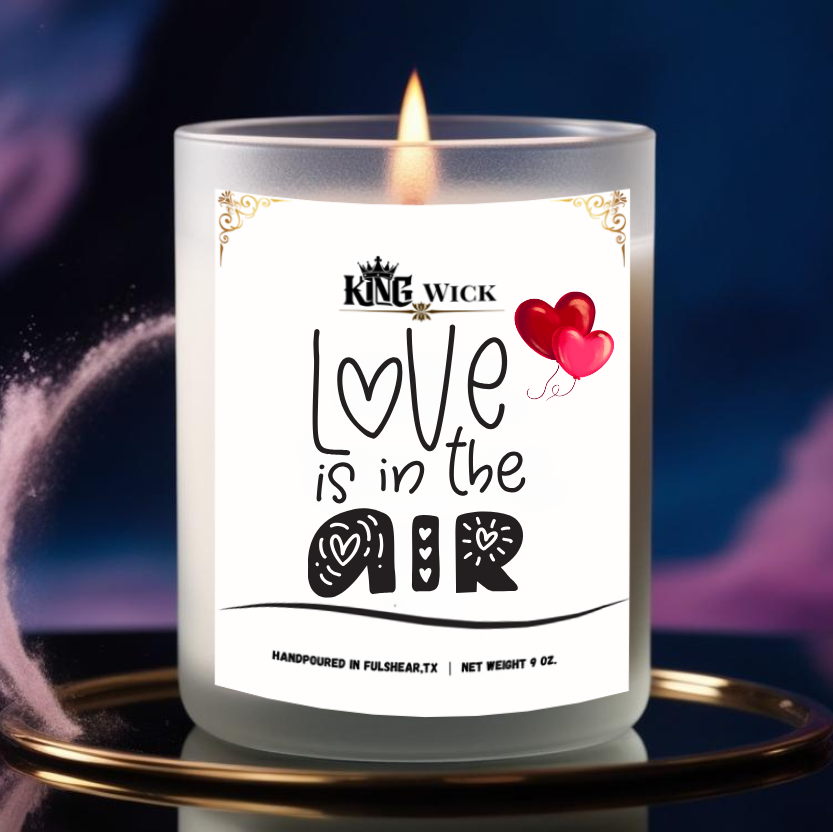 "Love is in the Air" Scented Candle