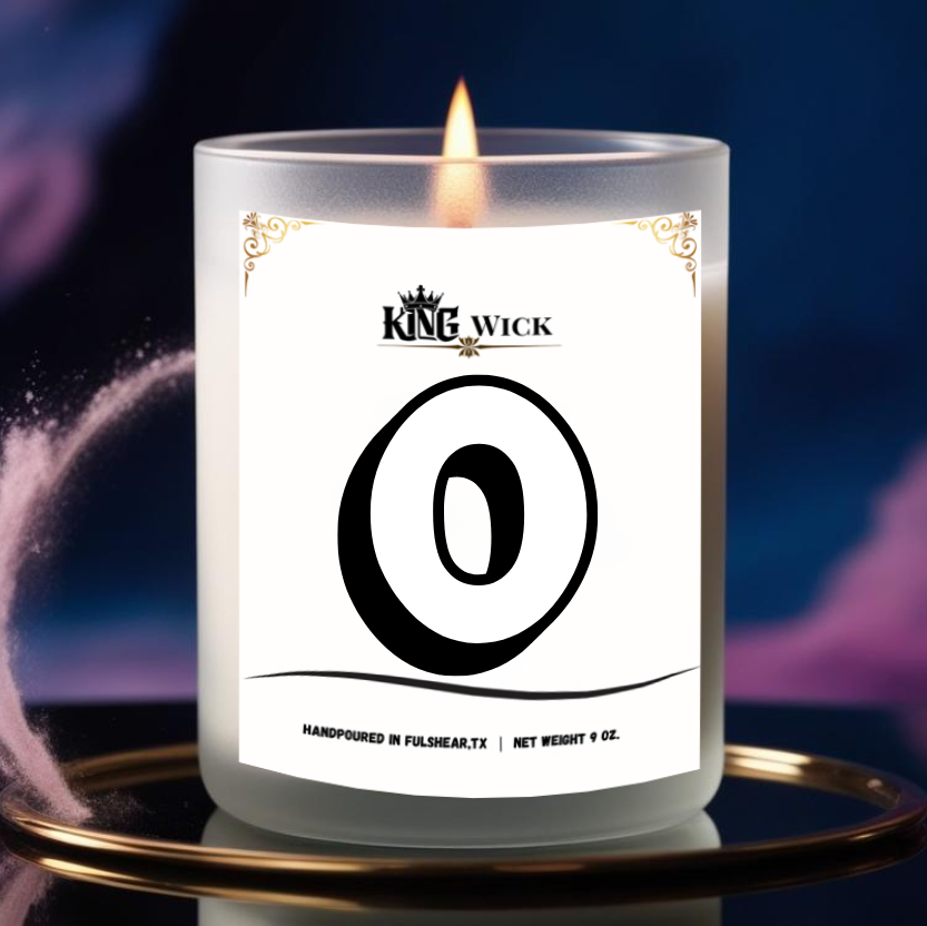 "Letter H" Masculine Scented Candle