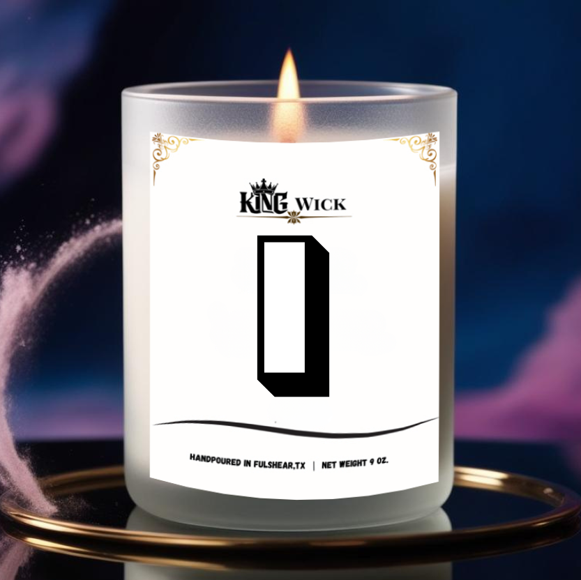 "Letter Q" Masculine Scented Candle