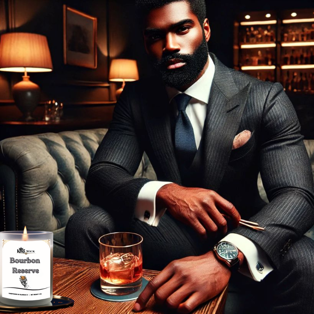 "Bourbon Reserve " Masculine Scented Candle