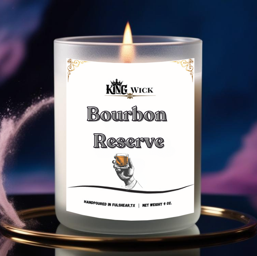 "Bourbon Reserve " Masculine Scented Candle