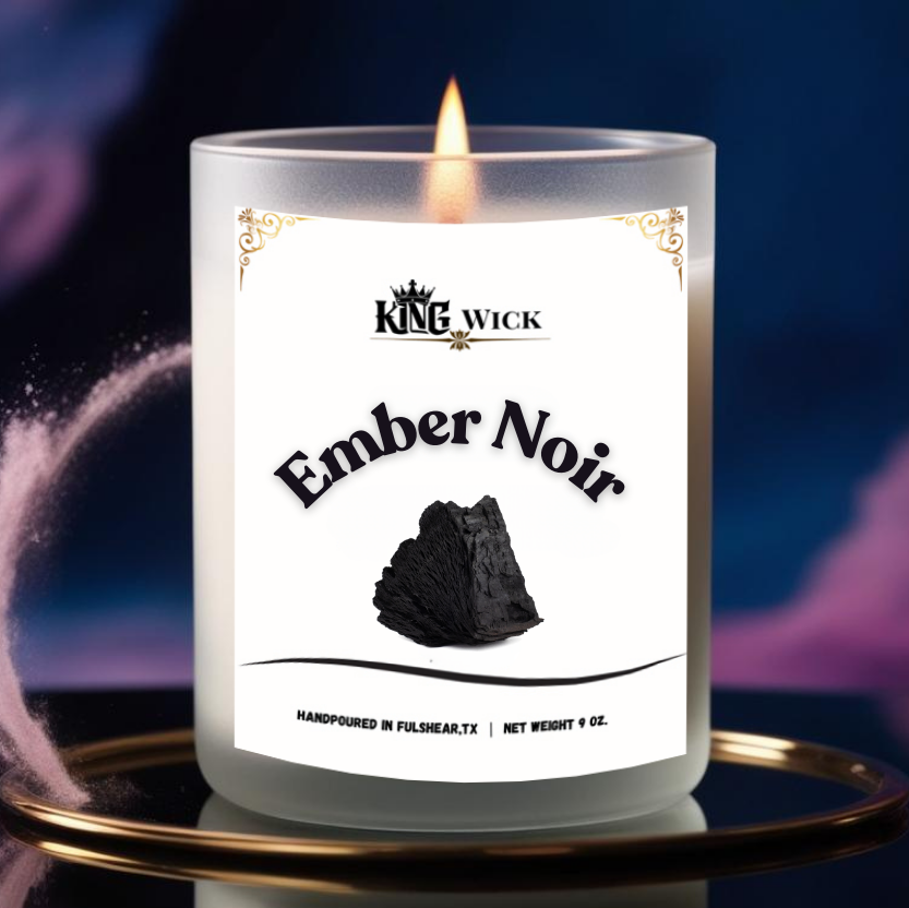 "Ember Noir" Masculine Scented Candle